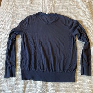 NWOT men’s club Monaco cotton sweater, dark grey, large